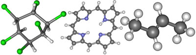 модели молекул, углеводороды