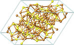 Chalcocite crystal structure, кристаллическая структура халькозина 