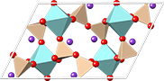 Khibinskite crystal structure, кристаллическая структура хибинскита