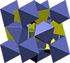 Pyrite crystal structure, кристаллическая структура пирита
