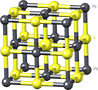 galena crystal structure, кристаллическая структура галенита