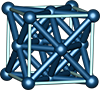 platinum crystal structure, кристаллическая структура платины